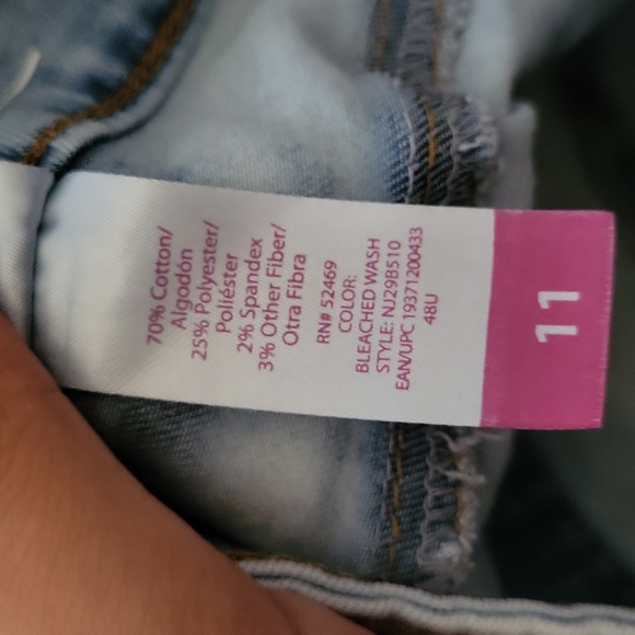 NOBO High Rise Faux Denim Shorts - Picture 5 of 5